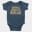 Bhippa Bhiffa Biblak Short Sleeve Baby Onesie in Navy Color